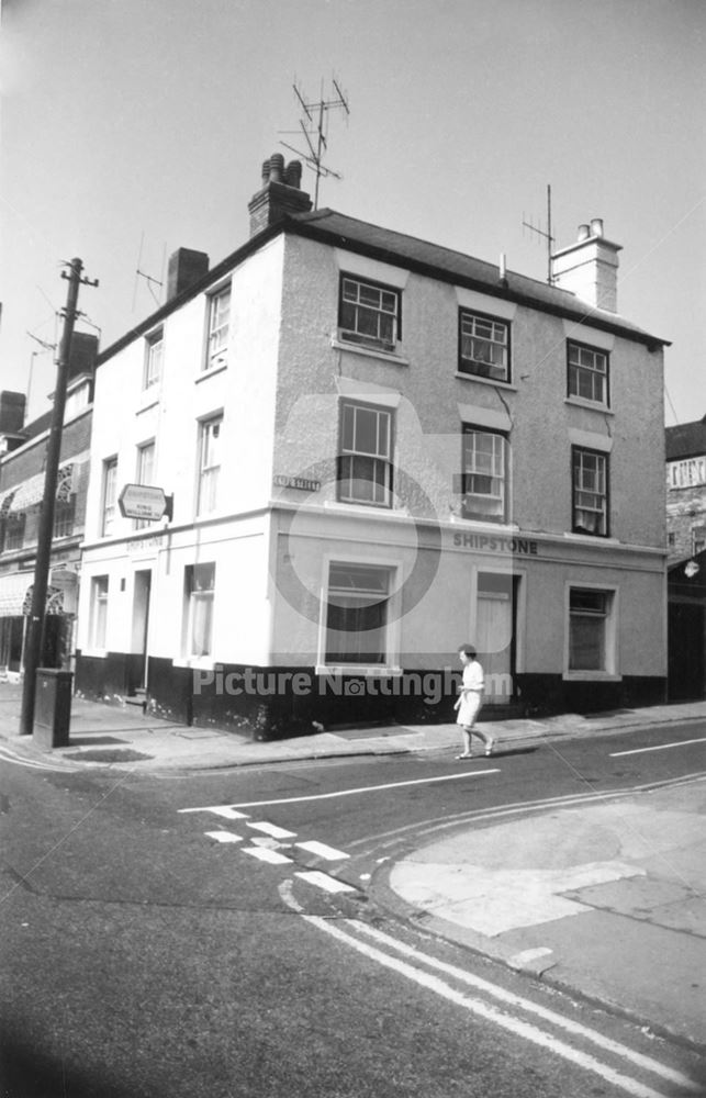 King William IV public house, Manvers Street, Sneinton, 1976