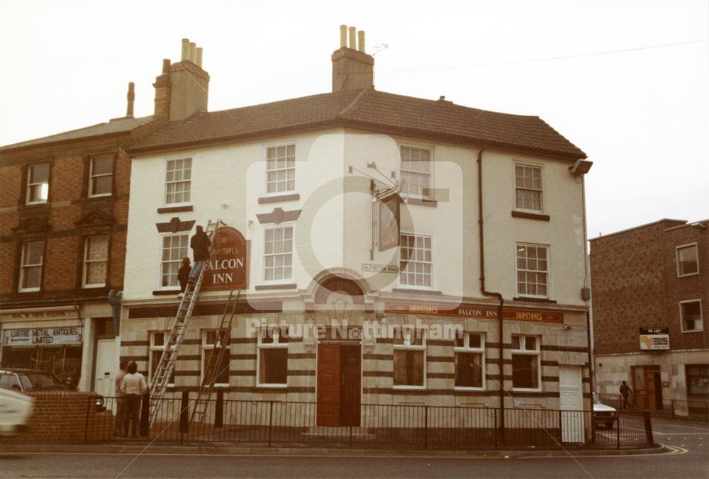 Falcon Inn, Canning Circus/Alfreton Road, 1983