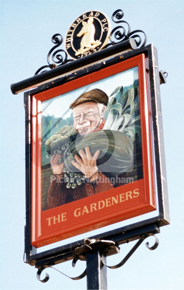 Inn Sign, Gardeners (The), Wells Road, The, St Anns, 1995