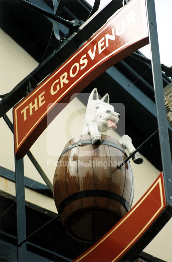 The Grosvenor Public House, Mansfield Road, 1995