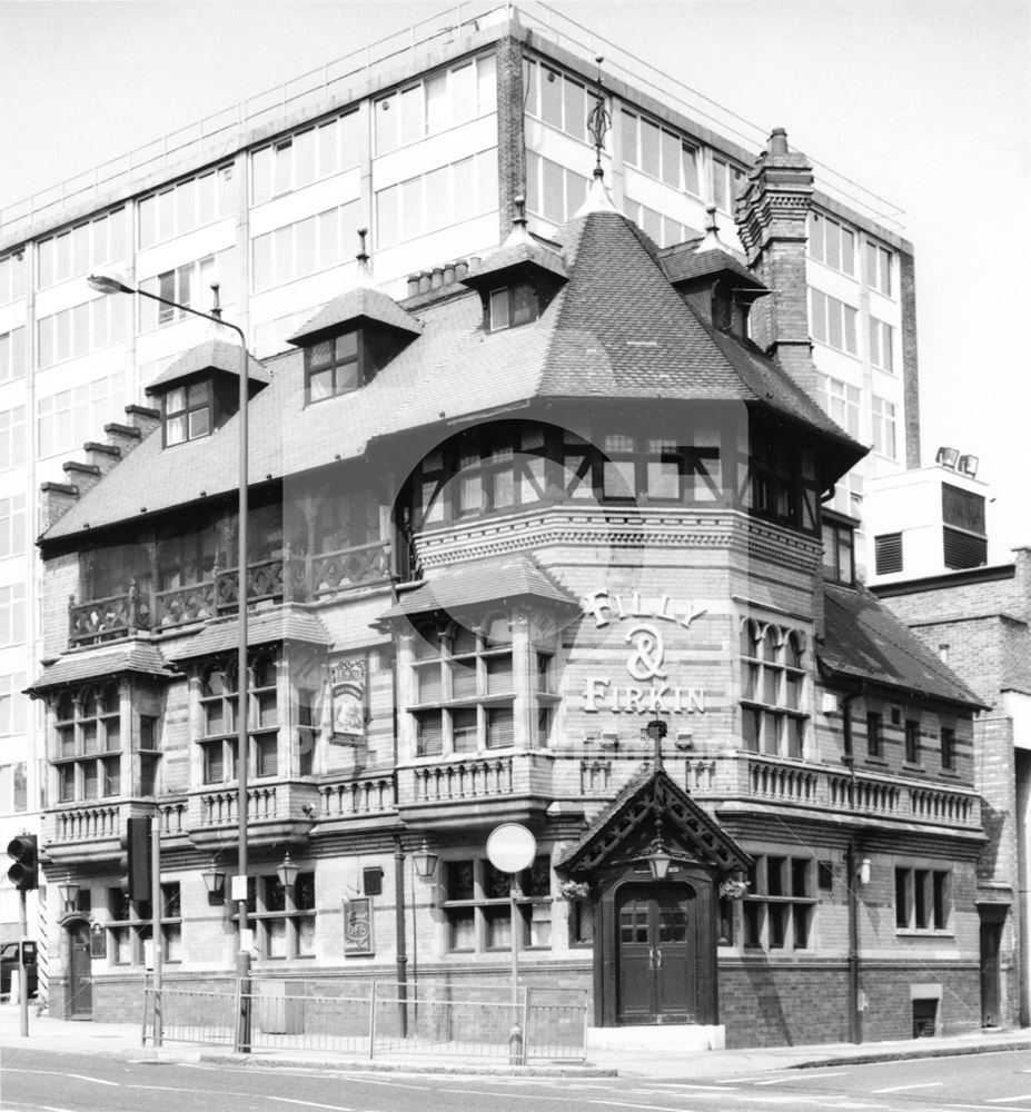 Filly and Firkin public house, Mansfield Road, 1996