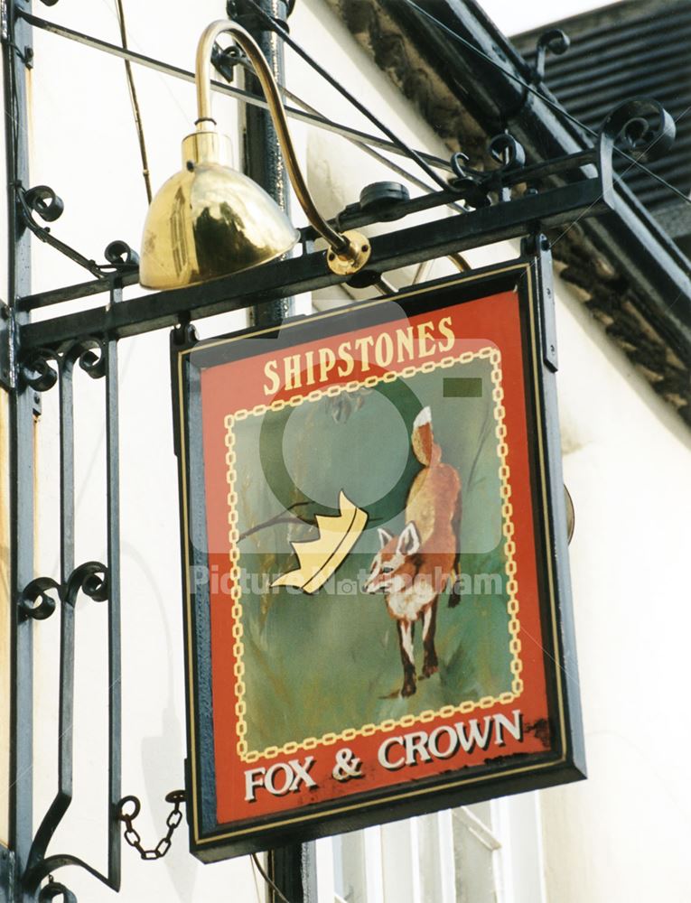 Fox and Crown public house, Church Street, Basford, 1995