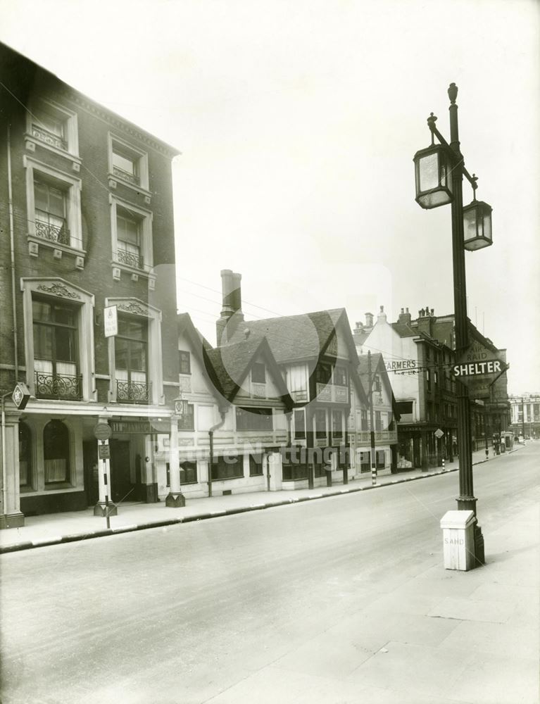 The Flying Horse Hotel, The Poultry, Nottingham, 1944