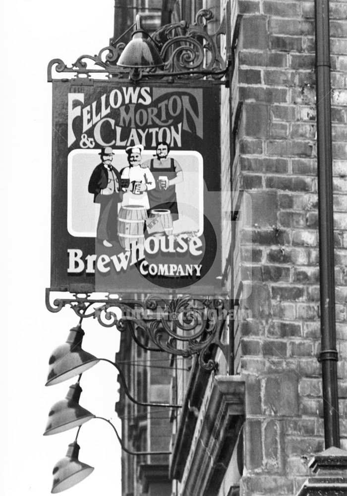 Fellows, Morton and Clayton's Public House, (Joshers) Sign