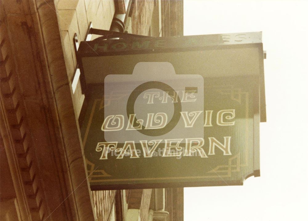 The Old Vic Tavern - sign