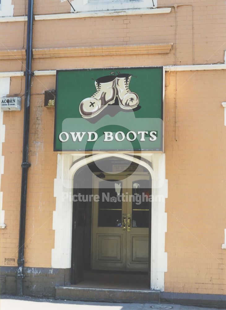 Owd Boots, Glasshouse Street, 1997