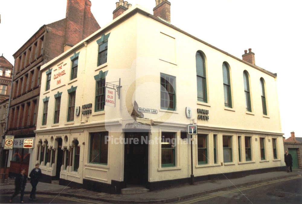 Old Angel, Stoney Street, Lace Market, 1983