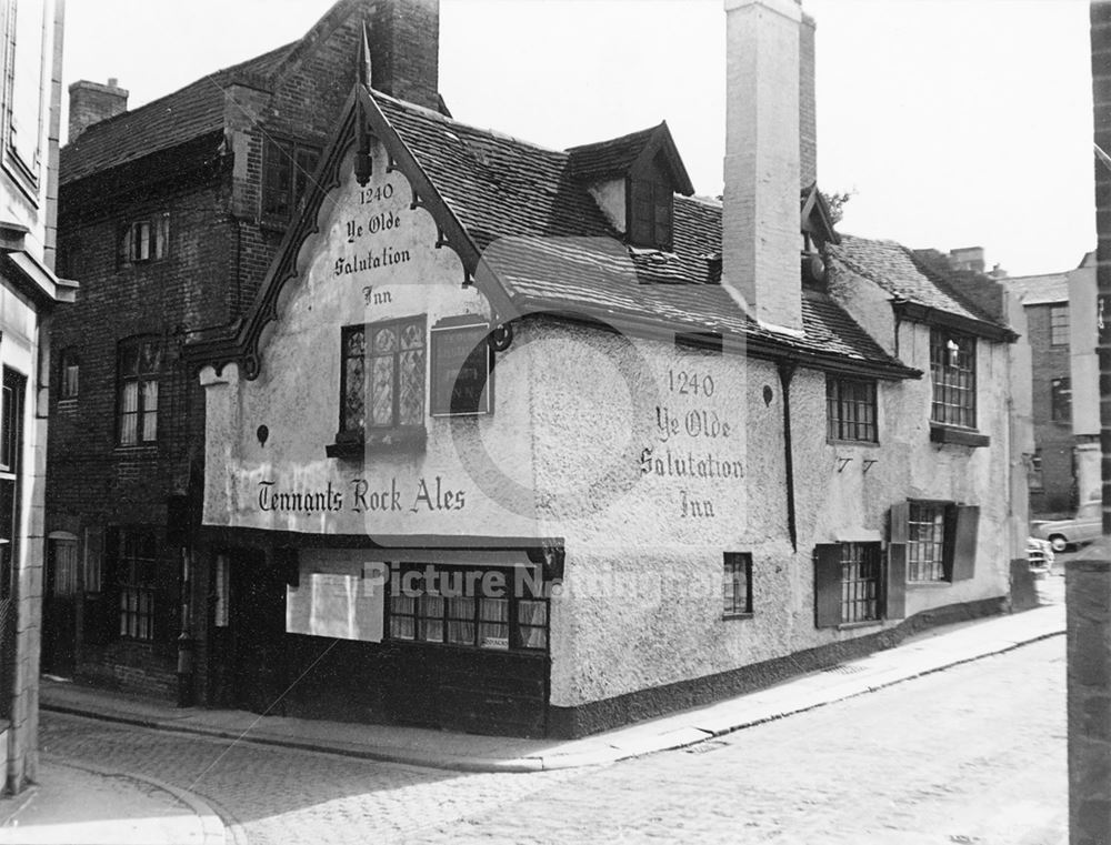 The Old Salutation Inn, St. Nicholas Street, Nottingham, 1963