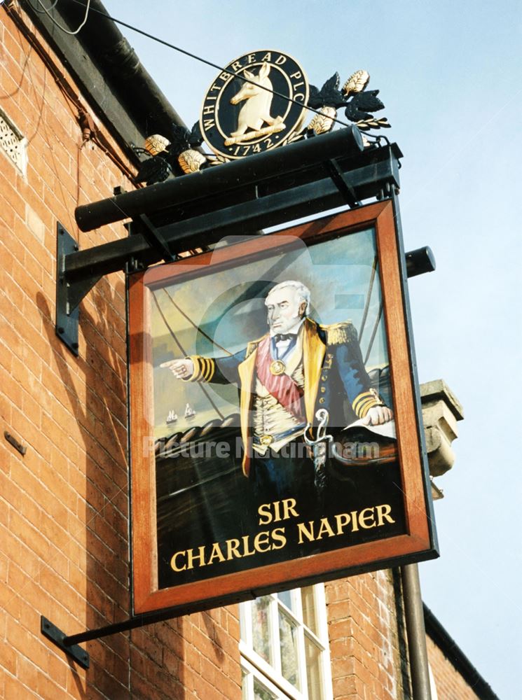 The Sir Charles Napier Public House - sign