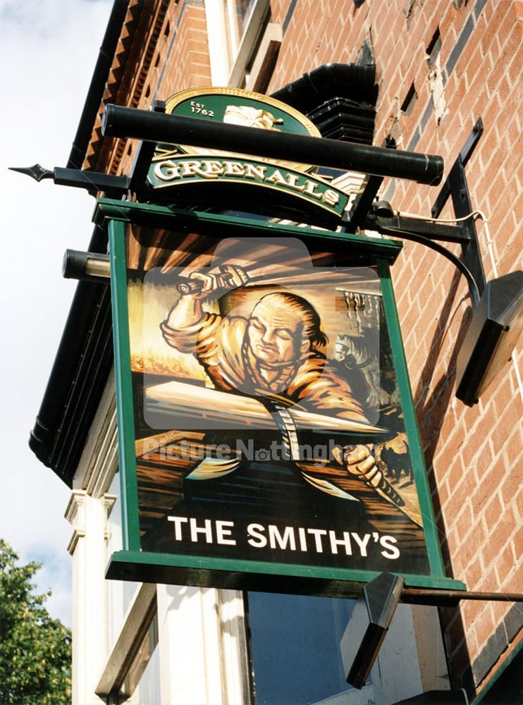 The Smithy's Public House - sign