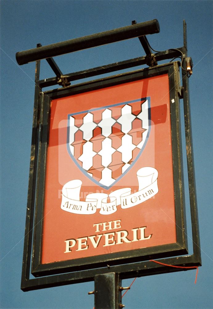 The Peveril Public House - sign