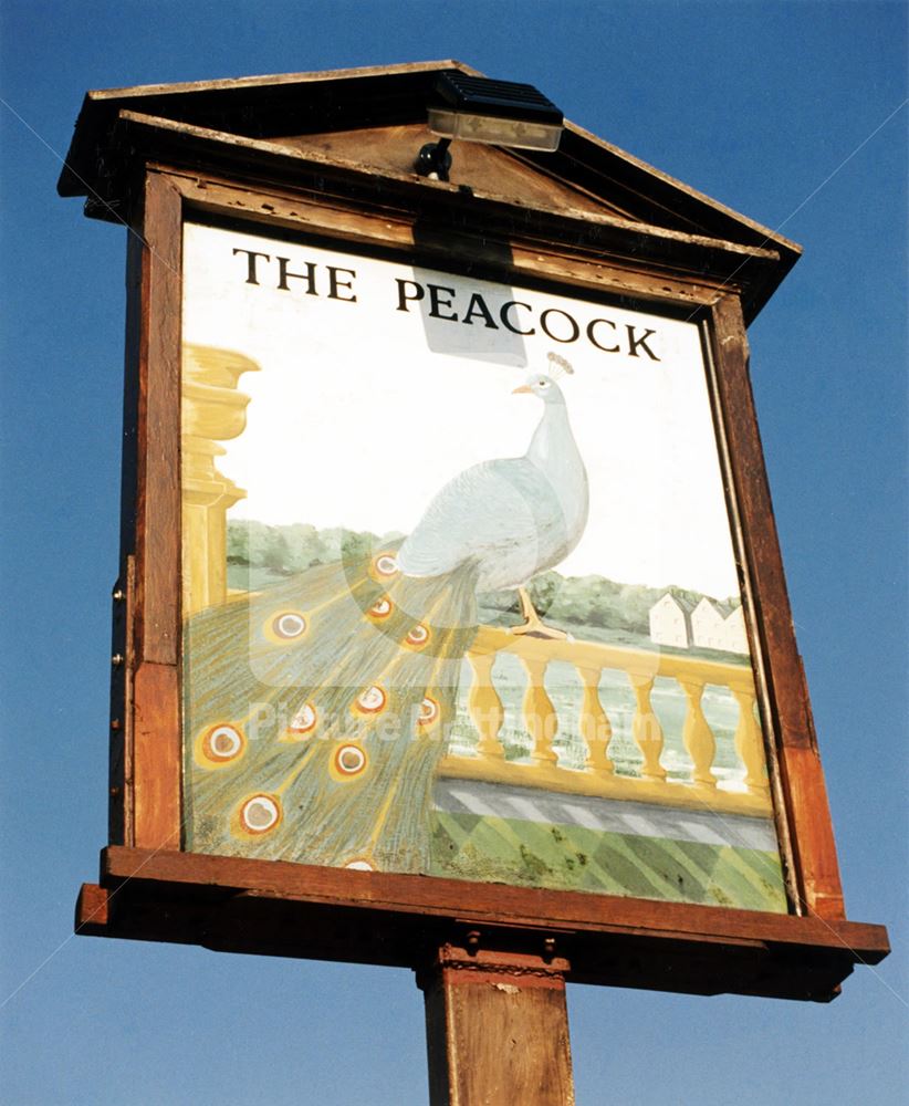 The Peacock Public House - sign