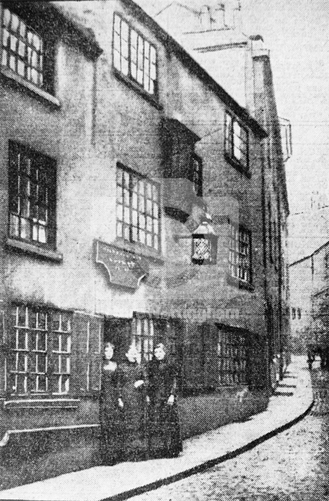 The Old Anchor Inn Public House, Walnut Tree Lane, Nottingham, c 1890