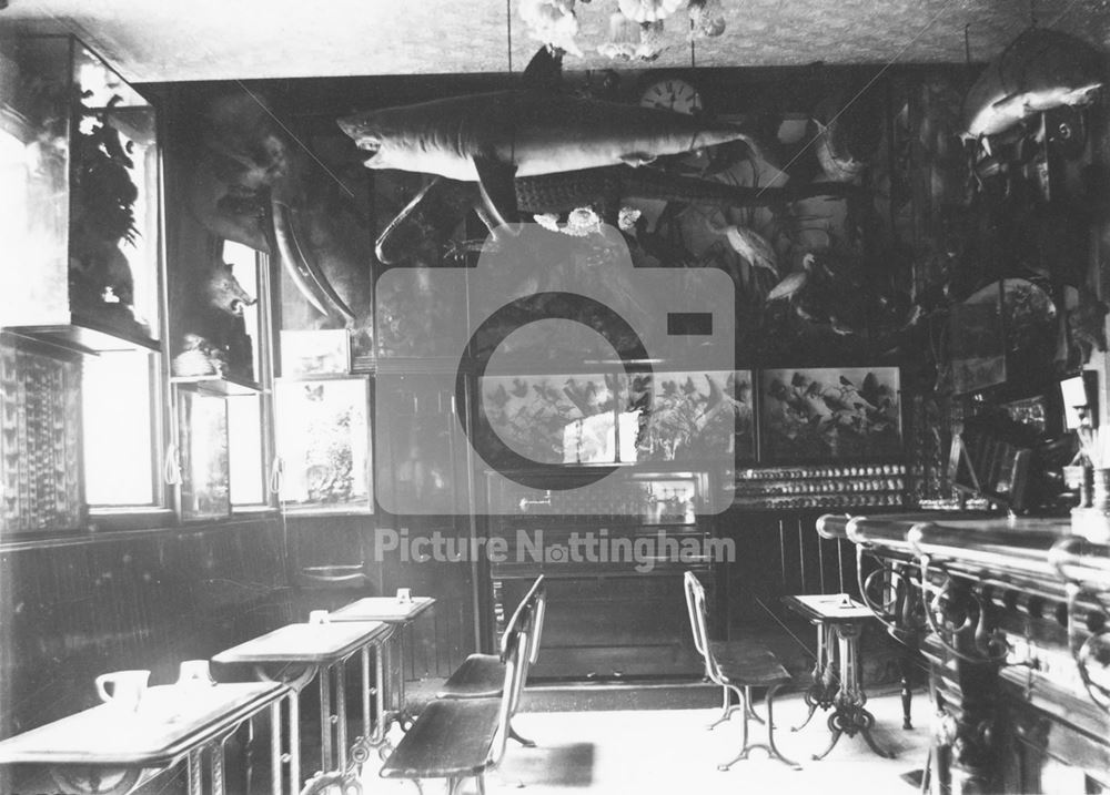 Interior of The Sir Colin Campbell Public House, Robin Hood Street, Sneinton, Nottingham,  c 1900s