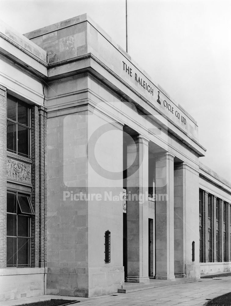 The Raleigh Cycle Company, main offices entrance