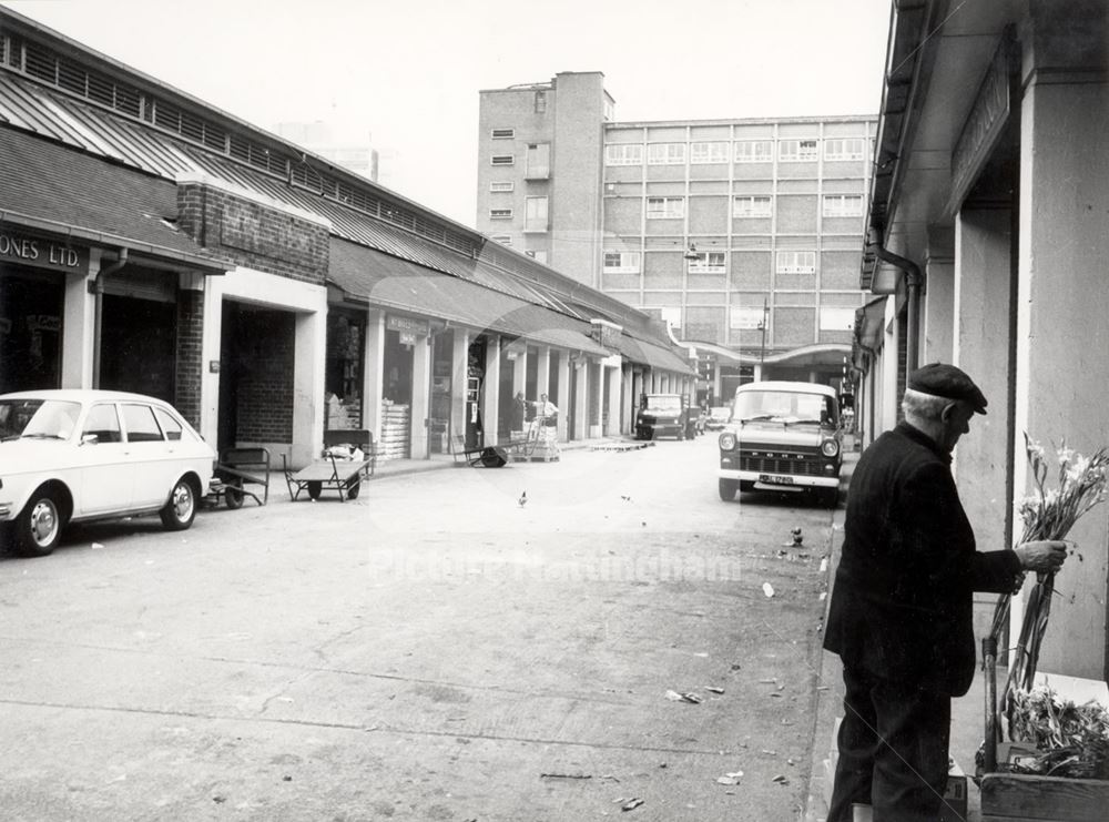 Sneinton Wholesale Market, Sneinton, Nottingham, 1973