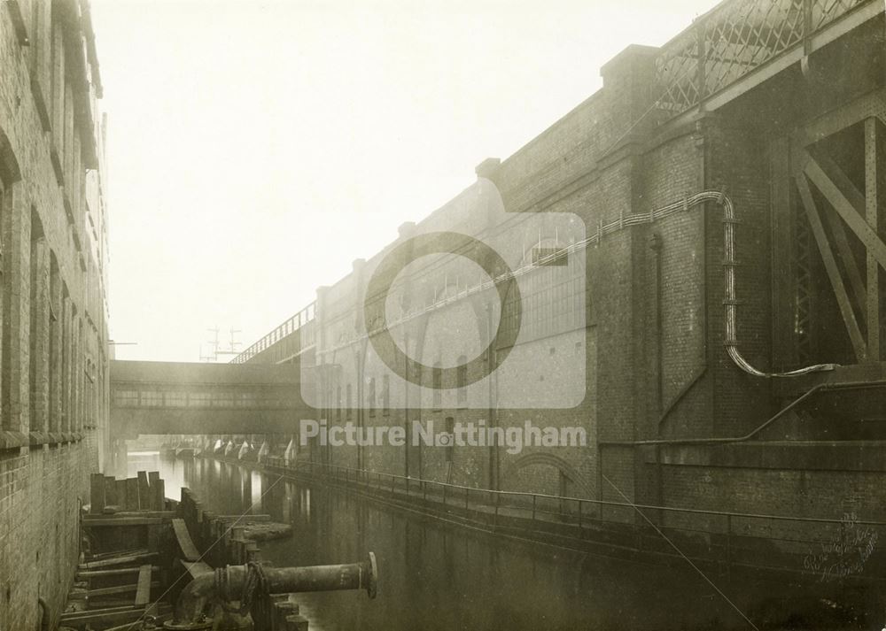 High Level Station opposite Boots the Chemist Island Street factory 1916