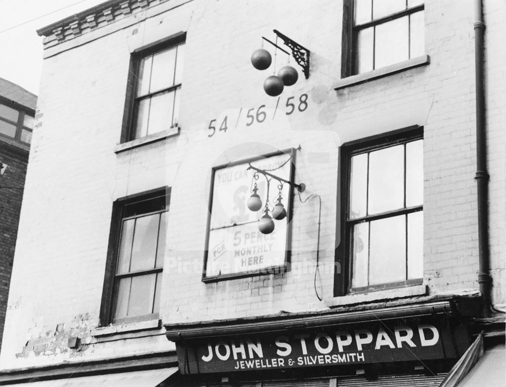 John Stoppard's, Jewellery, silversmith and pawnbrokers shop