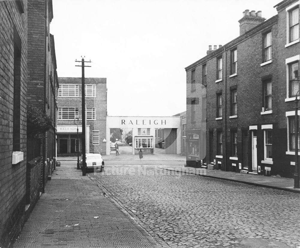 The Raleigh Cycle Company, Faraday Road Entrance, Radford, Nottingham, 1966