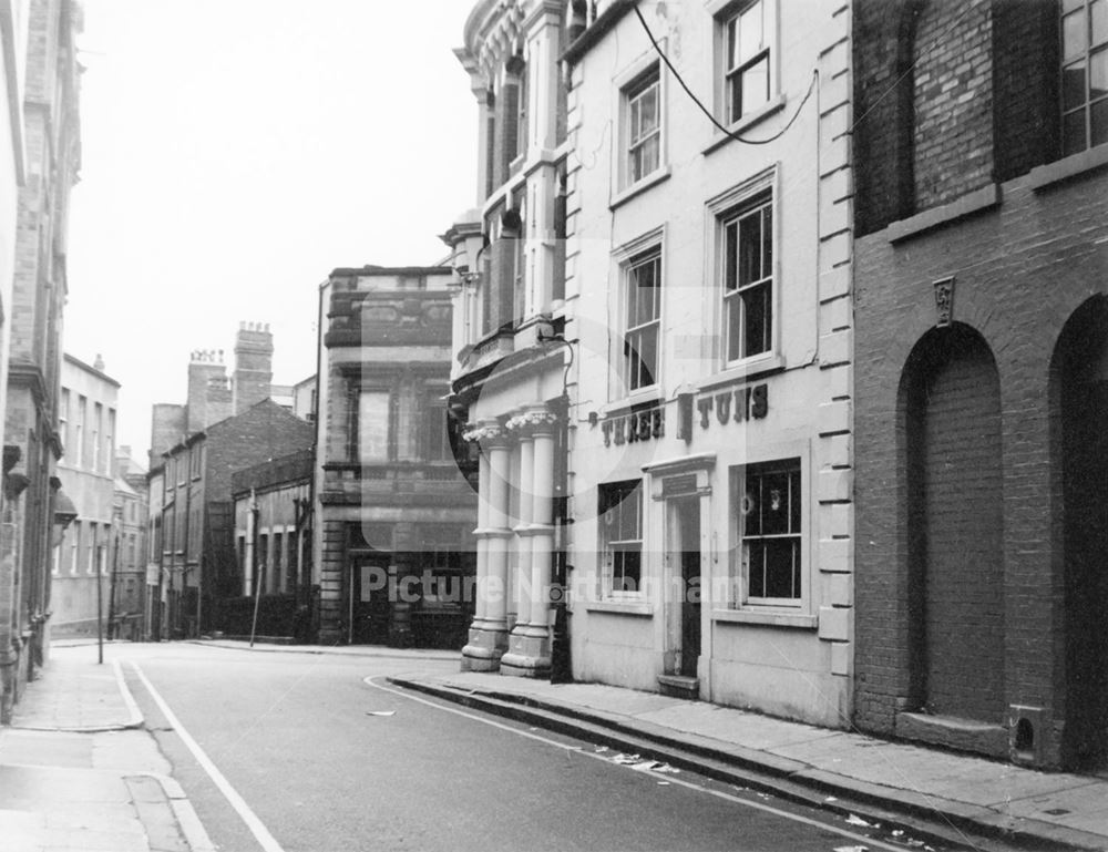 The Three Tuns, Lace Market, 1971