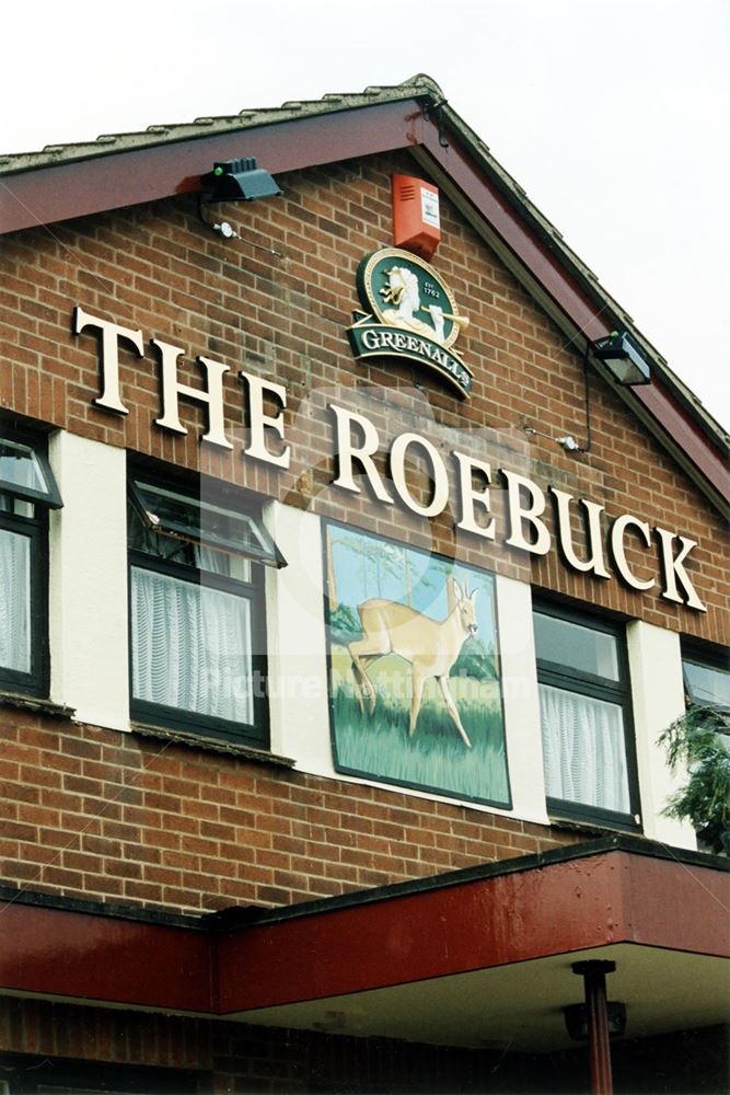 The Roebuck Public House - sign