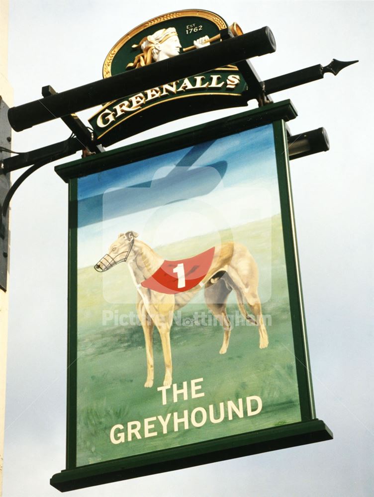 The Greyhound Public House - sign