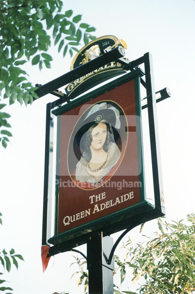 The Queen Adelaide Public House - Sign