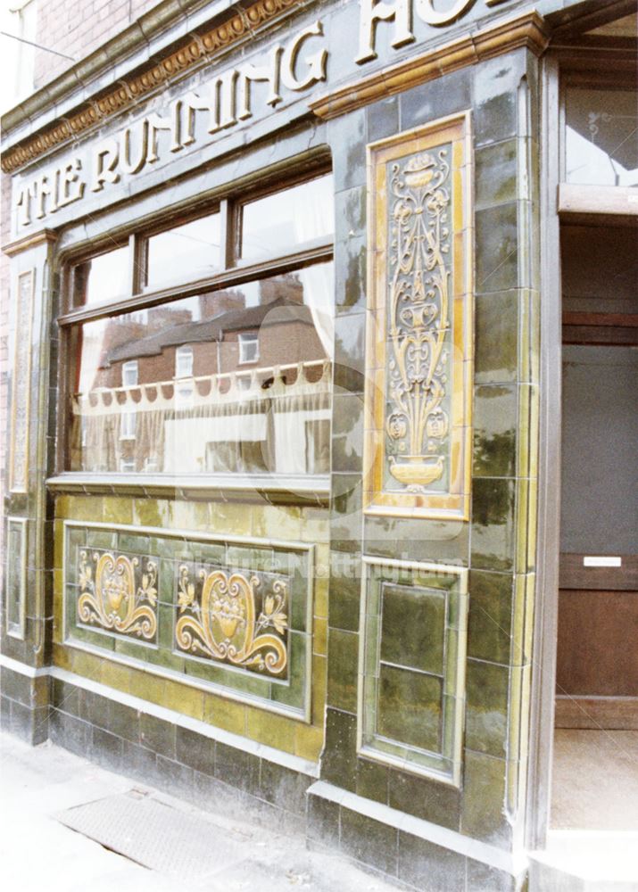 The Running Horse Public House - ornate glazed tiles