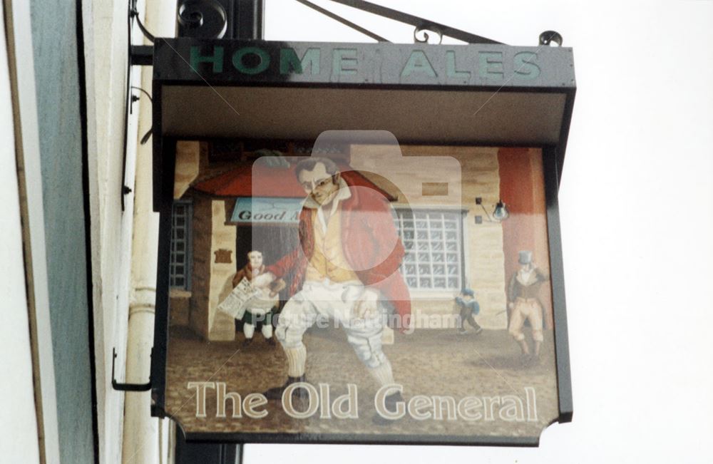 The Old General Public House - sign