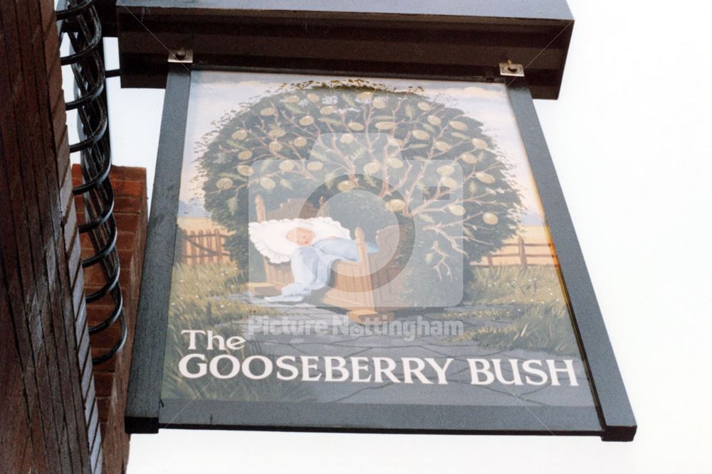 The Gooseberry Bush Public House -sign