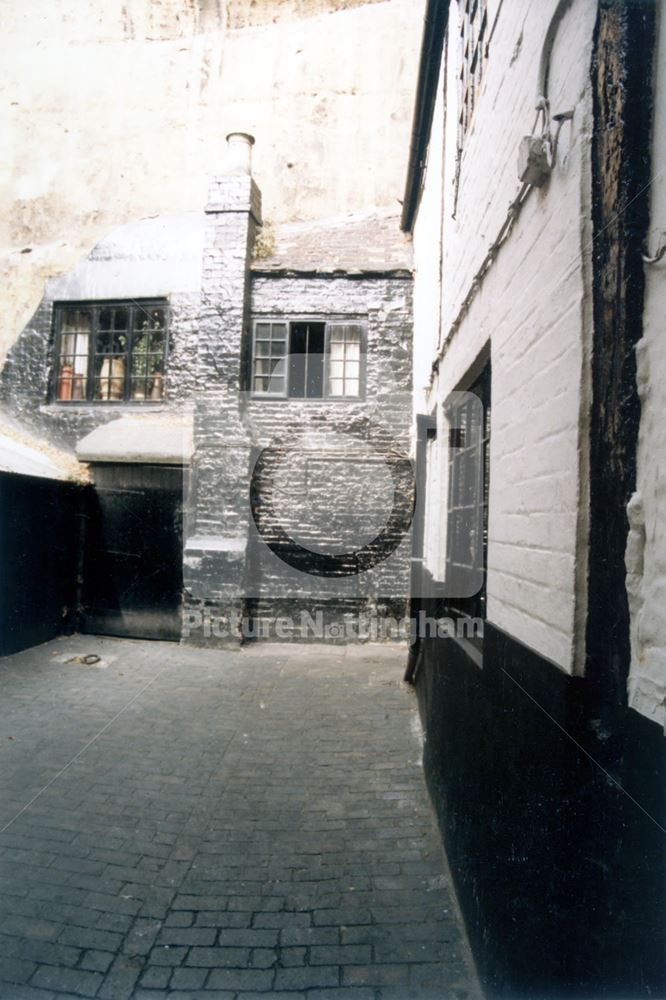 The Trip to Jerusalem public house - Rear Yard