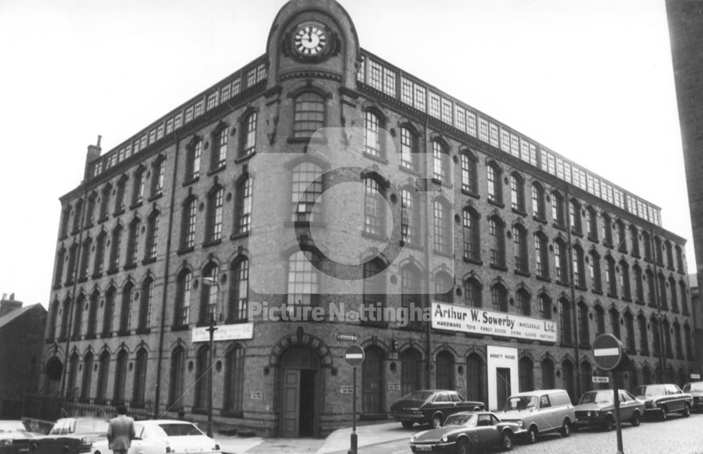 Arthur W Sowerby (Wholesale) Ltd, Russell Street, Radford, Nottingham, 1976