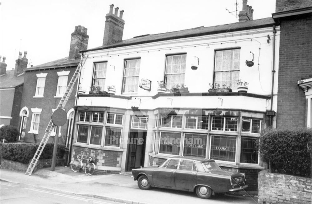 'The Portland Arms' Public House, 24 Portland Road, Nottingham, 1976