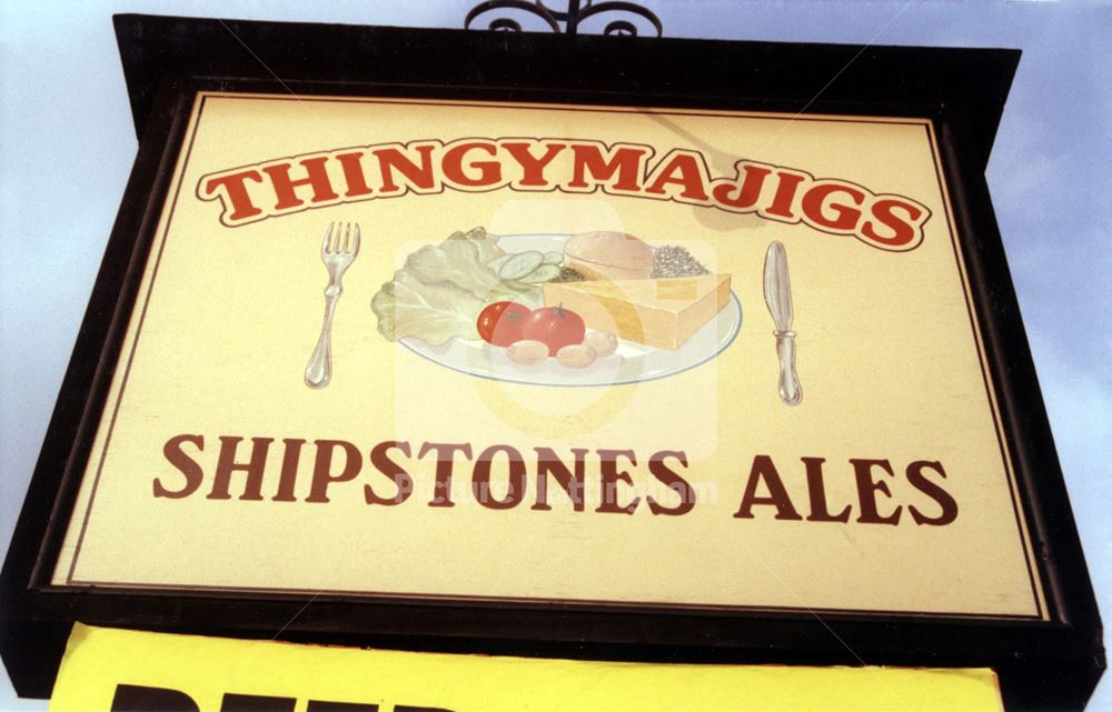 'Thingymajigs' Public House - sign