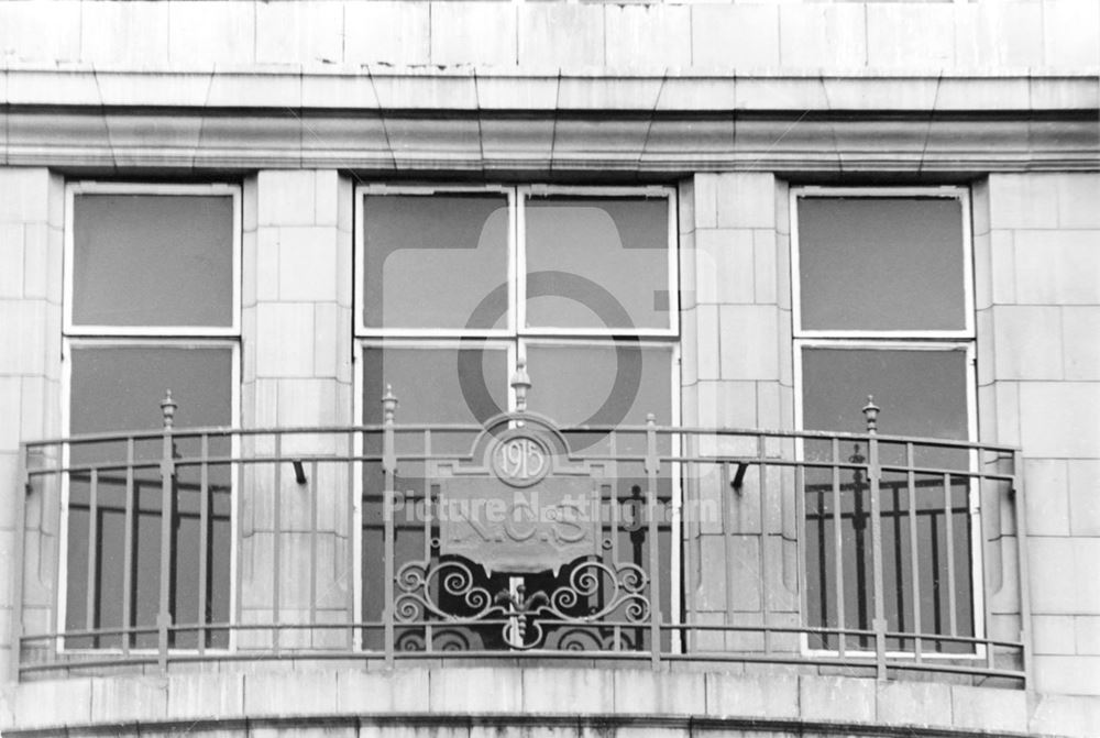 Plaque on the frontage of Co-operative House