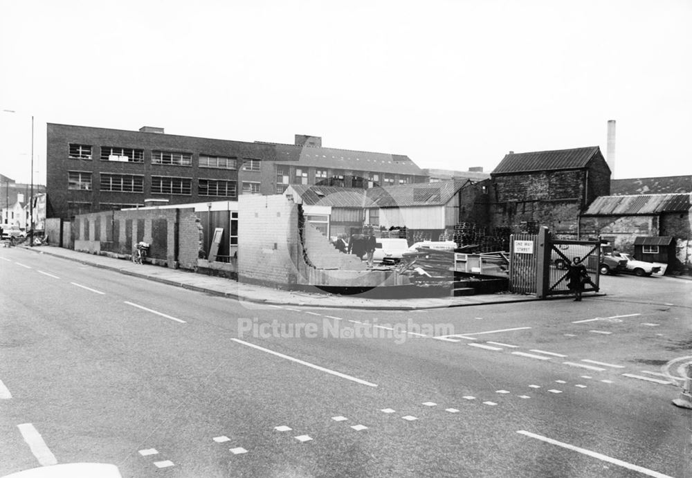 Demolition of Boots Police security post