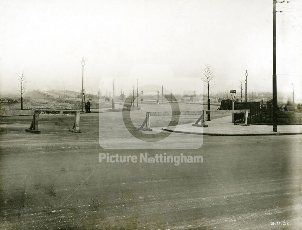 The development of Western Boulevard from Wollaton Road