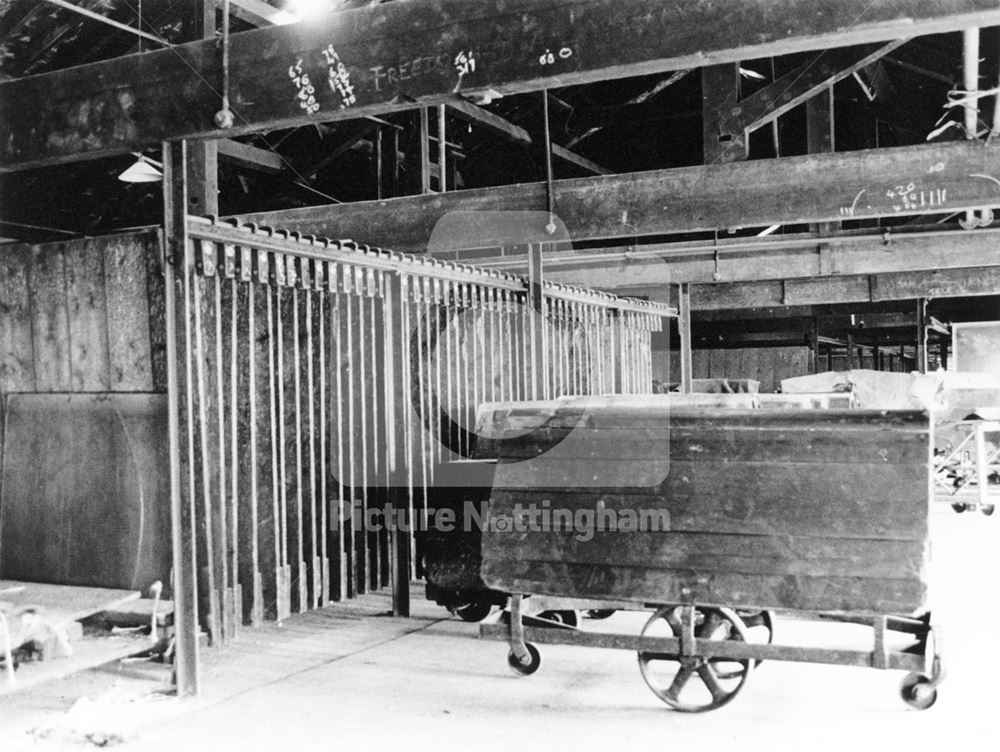 Turney Brothers Ltd., Leather works, Trent Bridge - drying racks