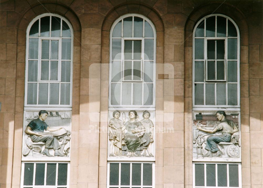 Co-operative House - relief panels