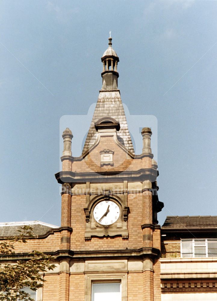 Co-operative House - clock tower