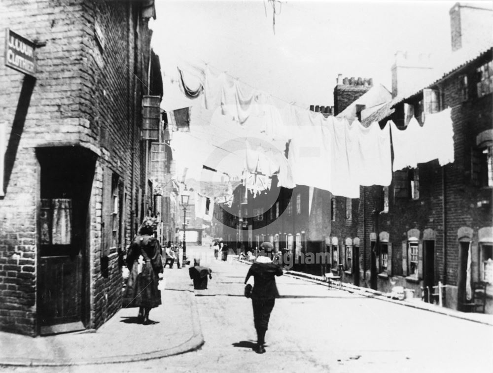 Lennox Street from the junction with Coalpit Lane