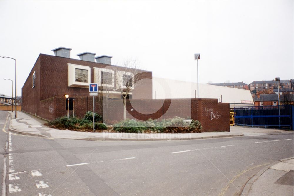 The rear of the Greater Nottingham Co-operative Society's store, Carlton Road