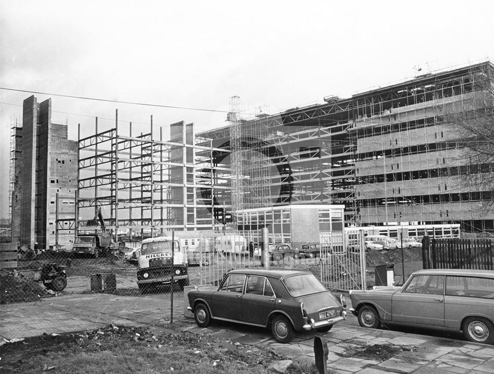 Queens Medical Centre - during construction