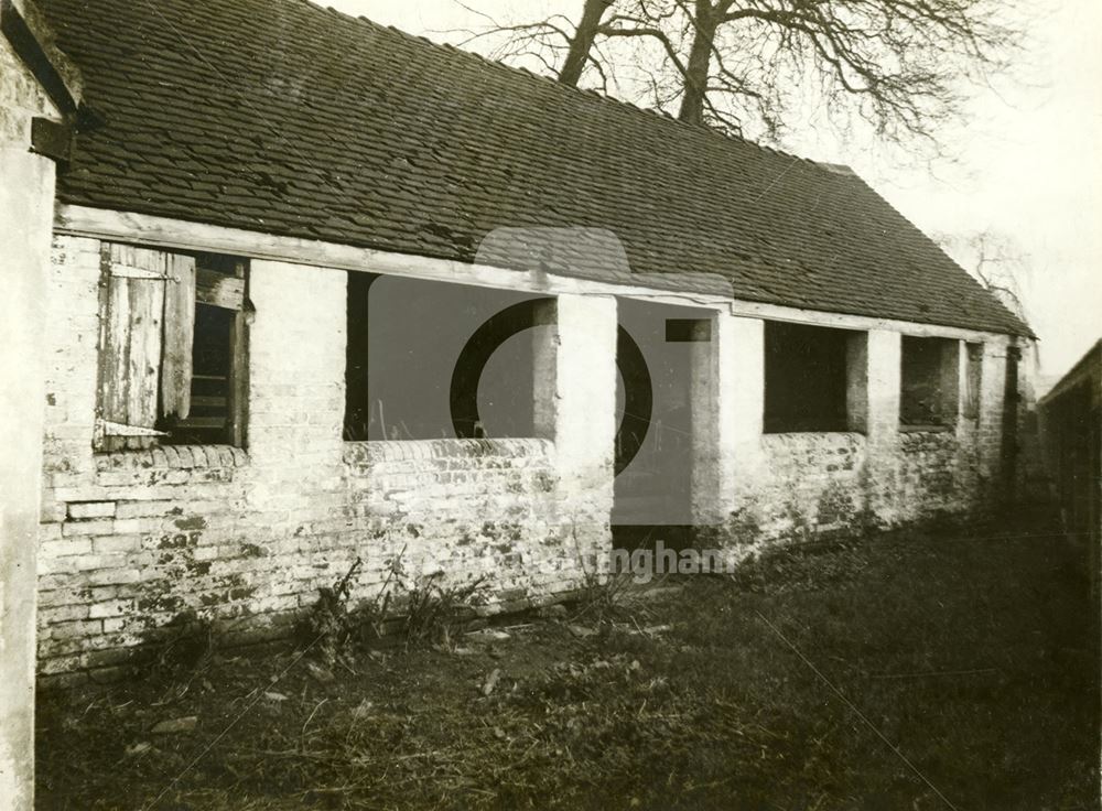 18th century Cow Byres or stables at the White Hart Inn - Lenton (The old Lenton Coffee House and Pe