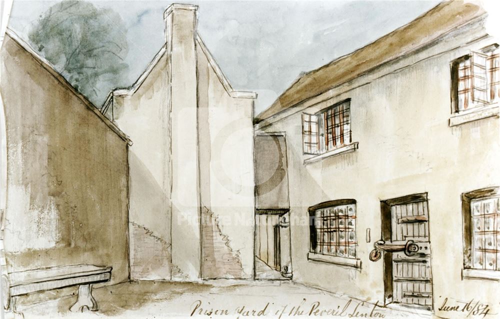 Peverel Prison yard at the White Hart Inn - (The old Lenton Coffee House)