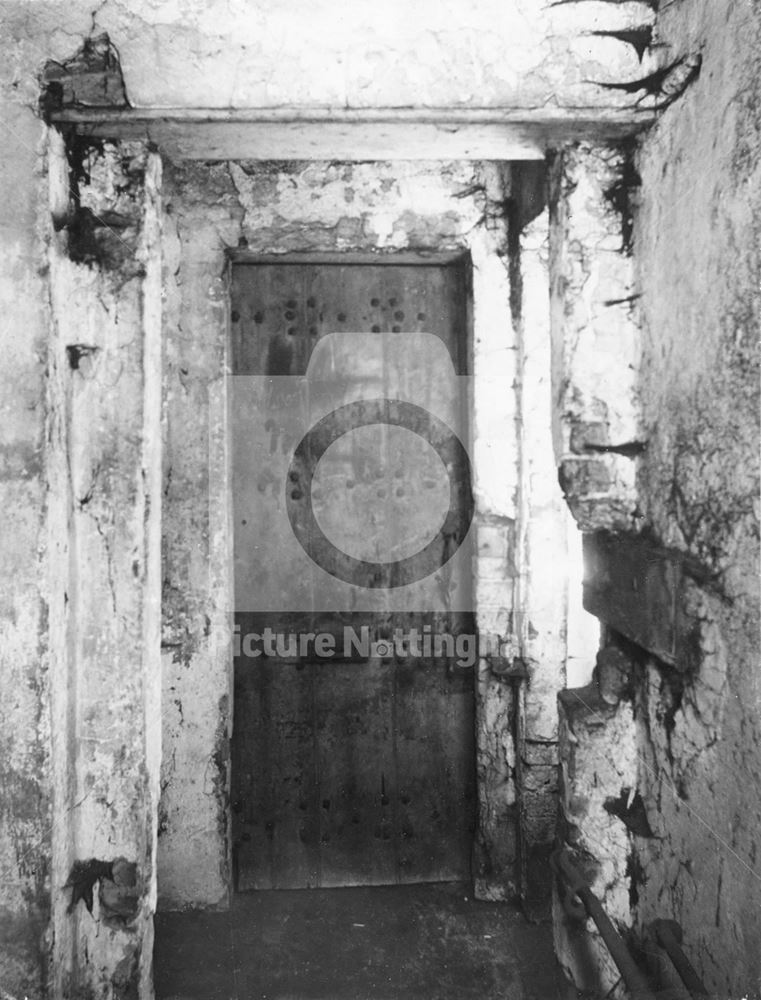 Old Doorway of Peverel Prison at the White Hart Inn - (The old Lenton Coffee House)