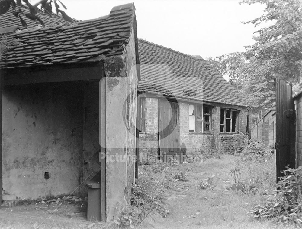 Old arbours and farm buildings at the White Hart Inn - Lenton (The old Lenton Coffee House and Pever