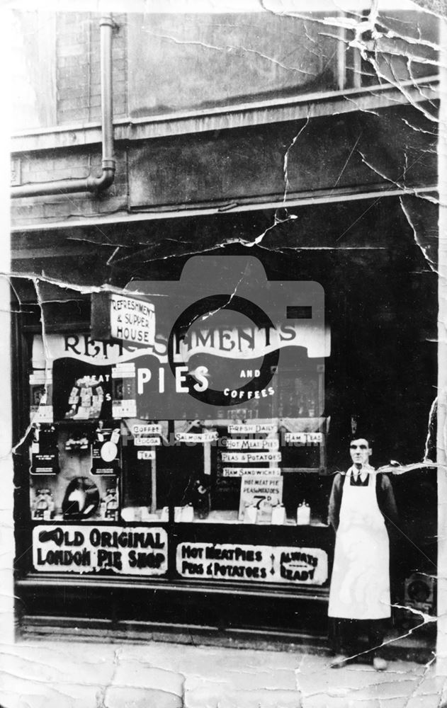 Old Original London Pie Shop and Cafe, 13, Wollaton Street