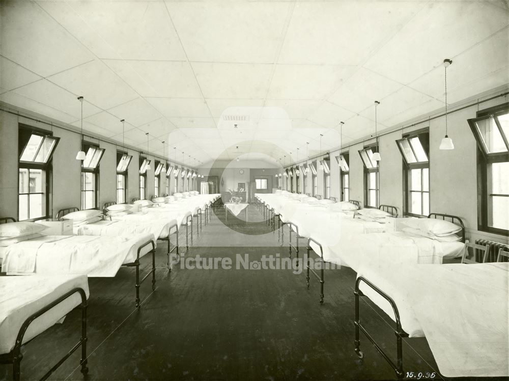 City Hospital -interior of temporary ward