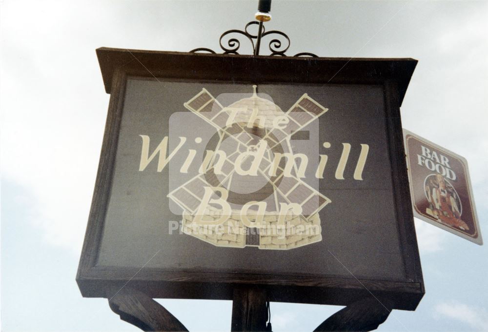 The Windmill Bar -sign